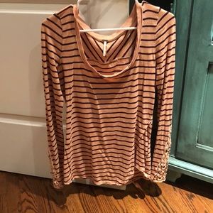 long sleeve t-shirt with sleeve decal